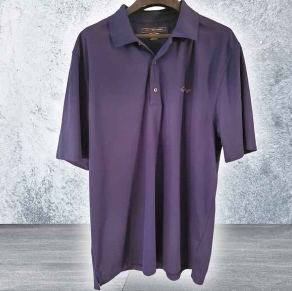Greg Norman Collection Other - GREG NORMAN CLASSIC PIQUE SHARK POLO Size XL Navy Blue